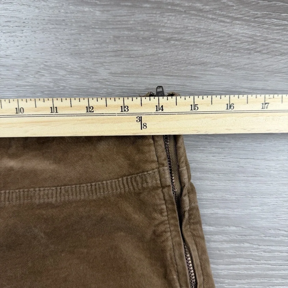 Free People Women's Corduroy‎ Pull On Flare Bottom Pants Brown Size Small